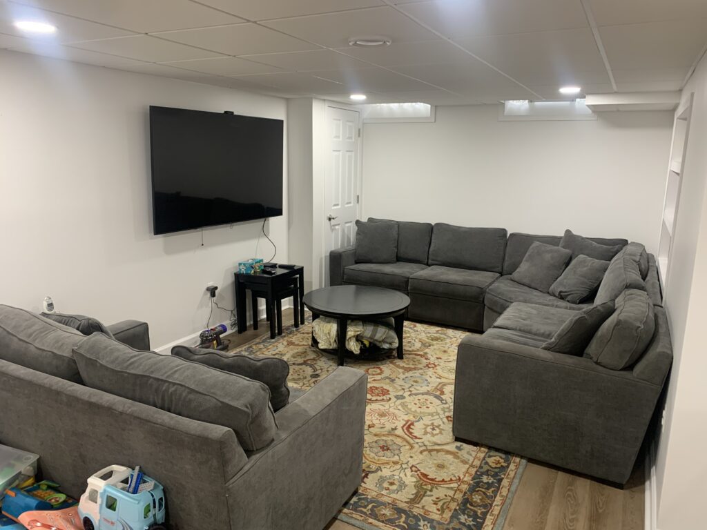 IMG_7451 - Full Service Basement Finishing in Westland, MI transformation of a basement remodeling